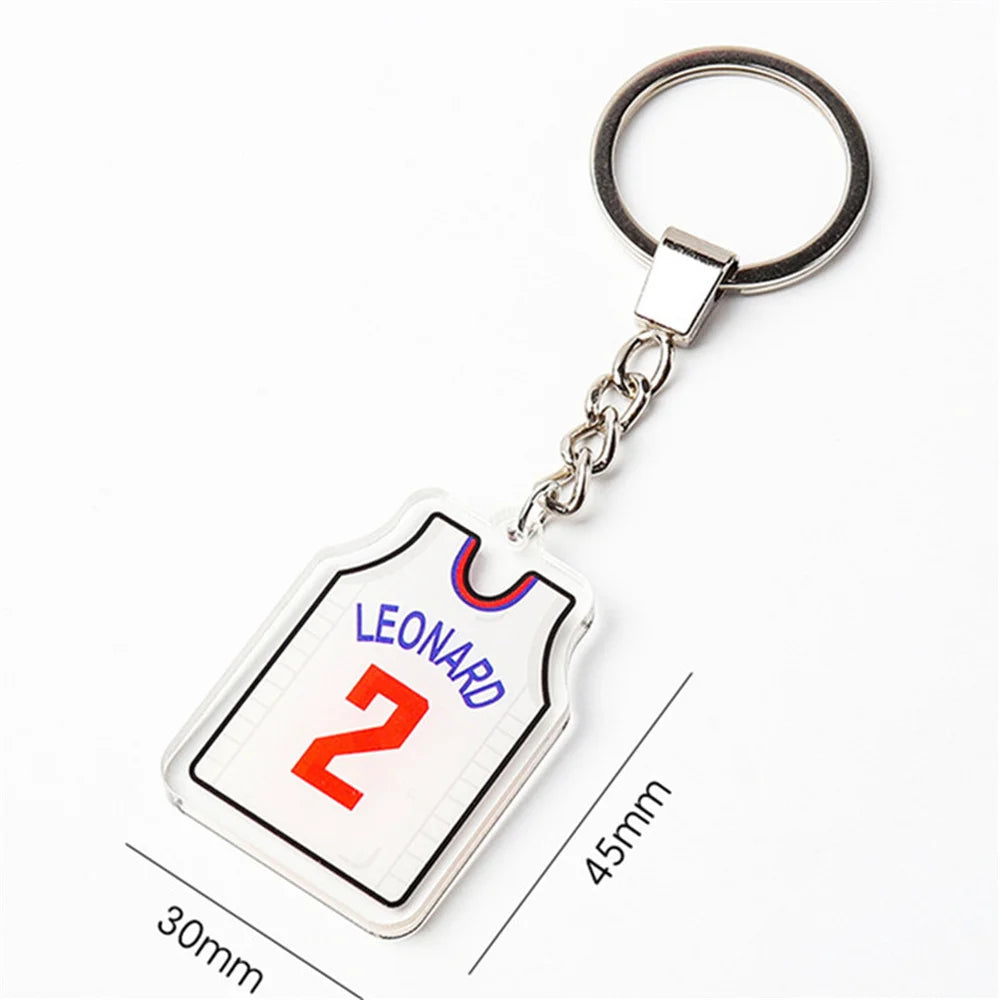 Llavero de Básquetbol - Diseño Jersey, Regalo de Graduación