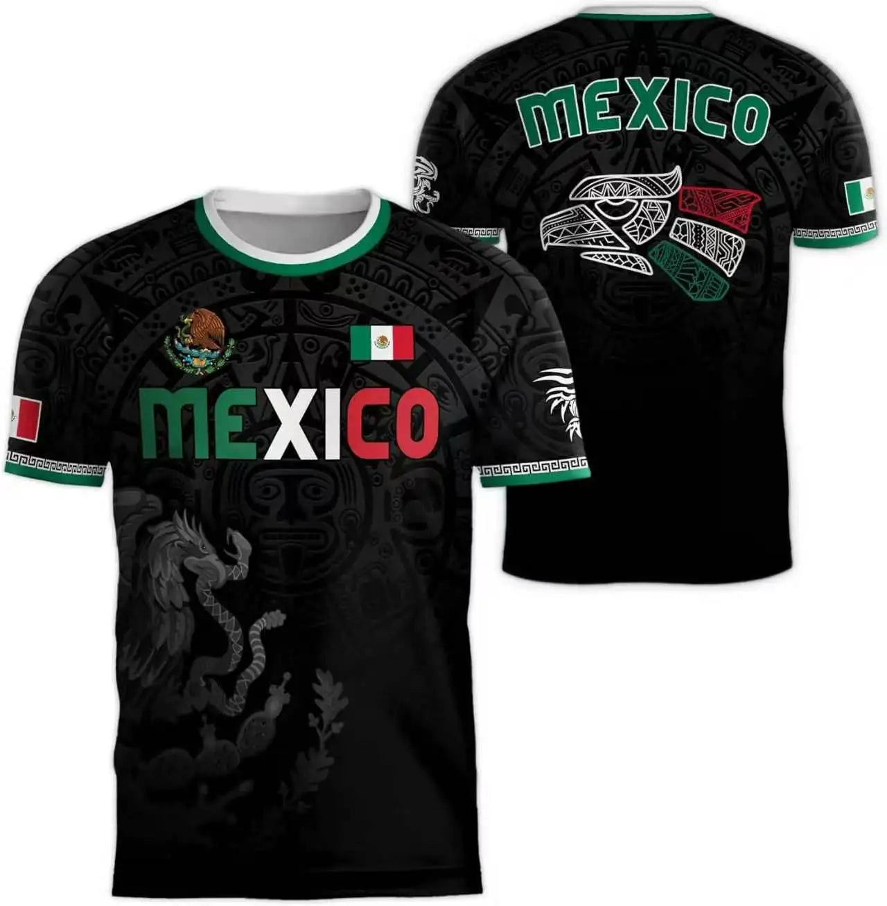 Camiseta México Águila Divertida - Casual Deportiva