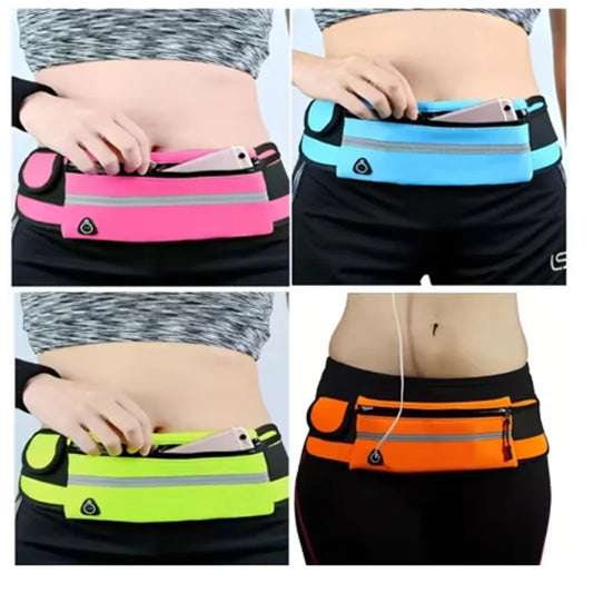 Riñonera Deportiva Impermeable - Porta Celular y Botella