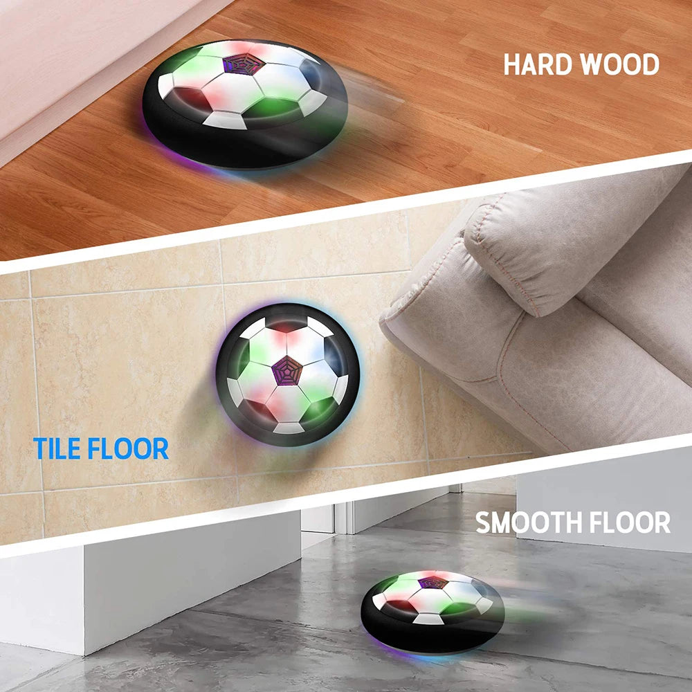 Balón Flotante con Luces LED para Niños - Fútbol de Interior
