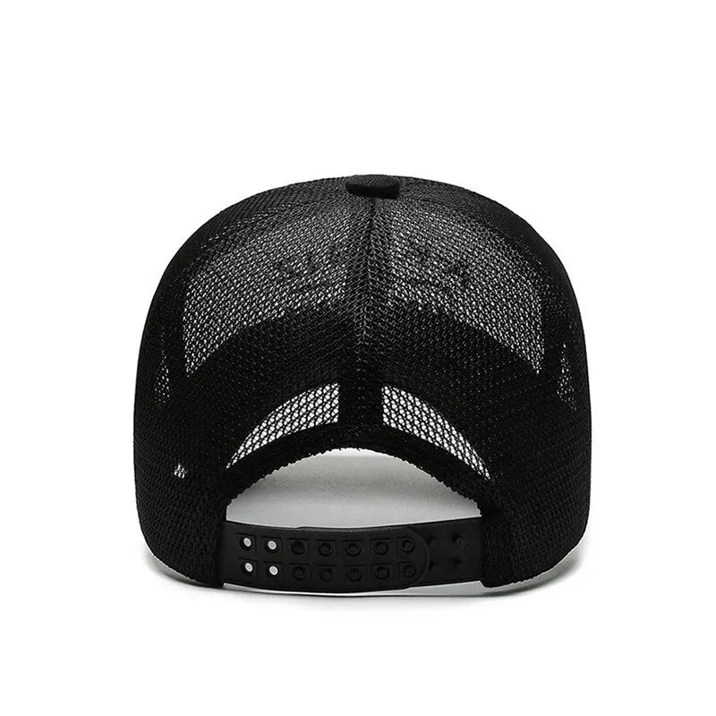 Gorra de Malla Bordada - Protección Solar Unisex