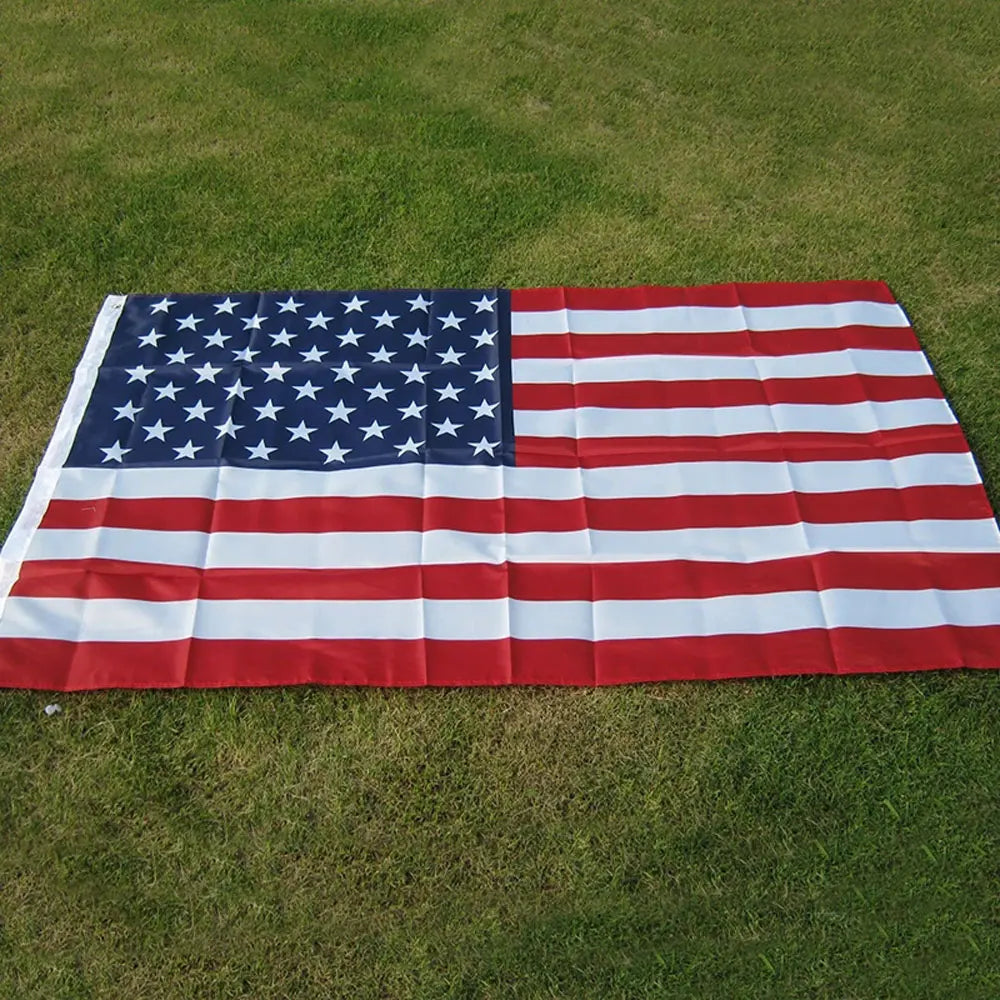Bandera de Estados Unidos Bordada - Resistente al Agua