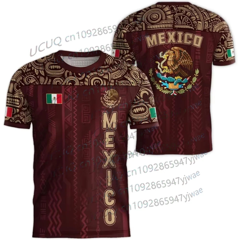 Camiseta México Bandera 2026 - Hombres y Mujeres