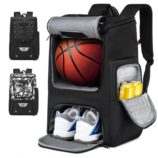 Mochila Deportiva Multi-Compartimento - Fútbol, Básquetbol y Voleibol