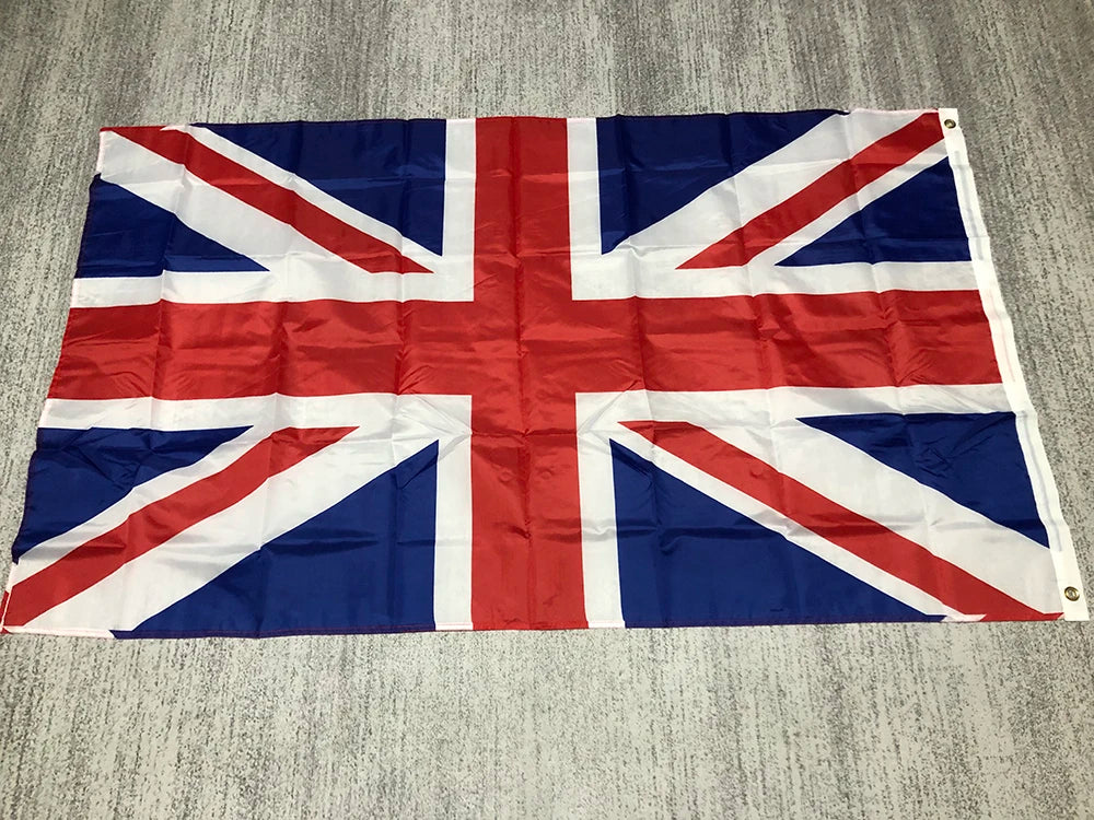 Bandera del Reino Unido - Poliéster, Interior/Exterior
