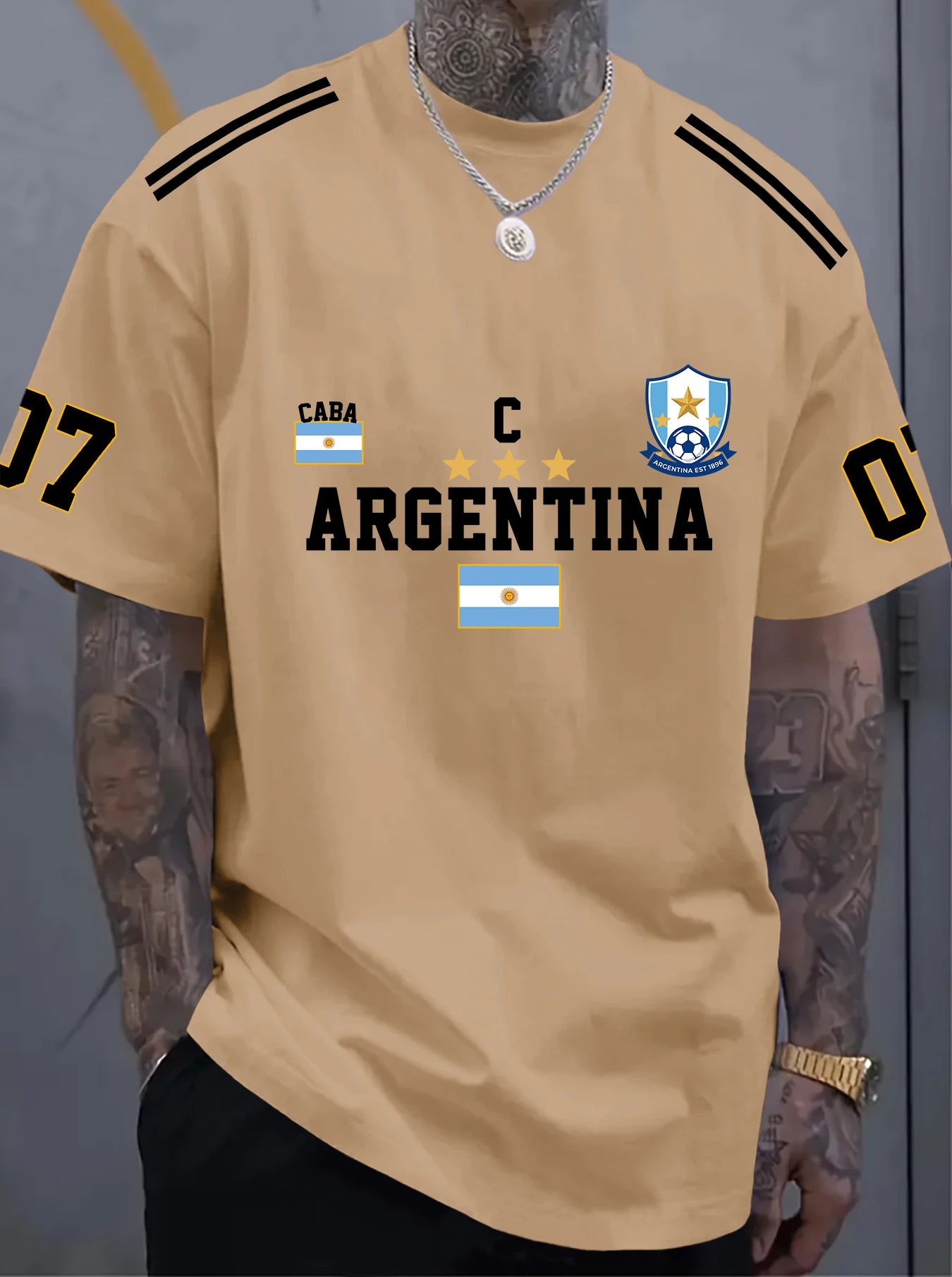 Camiseta Argentina 07 - Casual, Verano