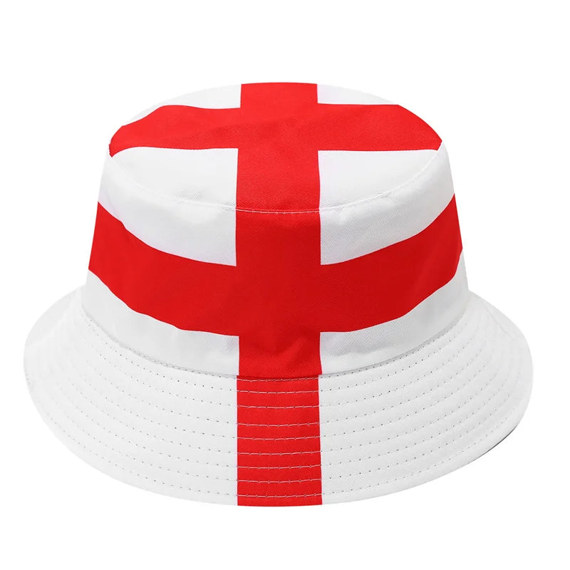 Gorra Pescador Banderas de Países - Multi-diseño Reversible