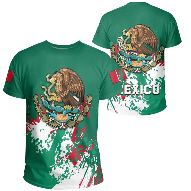 Camiseta Águila Mexicana - Bandera Nacional Oversized
