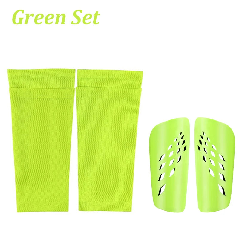 Set de Canilleras con Medias de Sujeción - Niños y Adultos