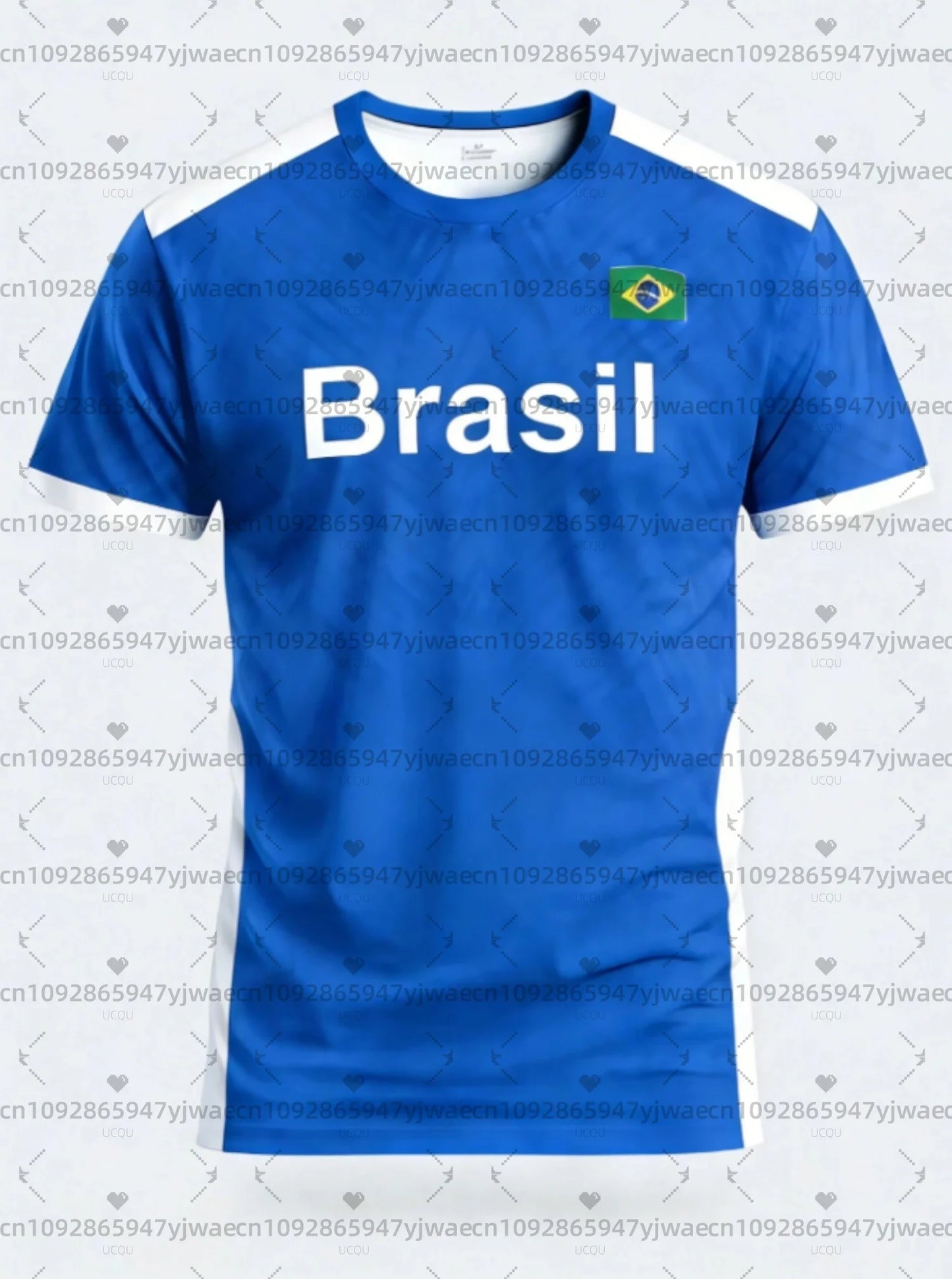 Camiseta Brasil Bandera - Unisex, Tallas Grandes