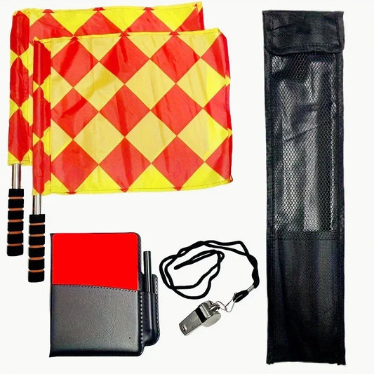 Título sugerido: Kit Completo de Árbitro - 5 Piezas con Estuche