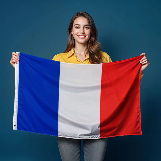 Título sugerido: Bandera de Francia - Azul, Blanco y Rojo