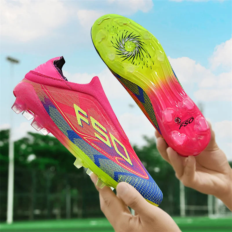 Botines de Fútbol High-Top - Alta Calidad, Interior y Exterior