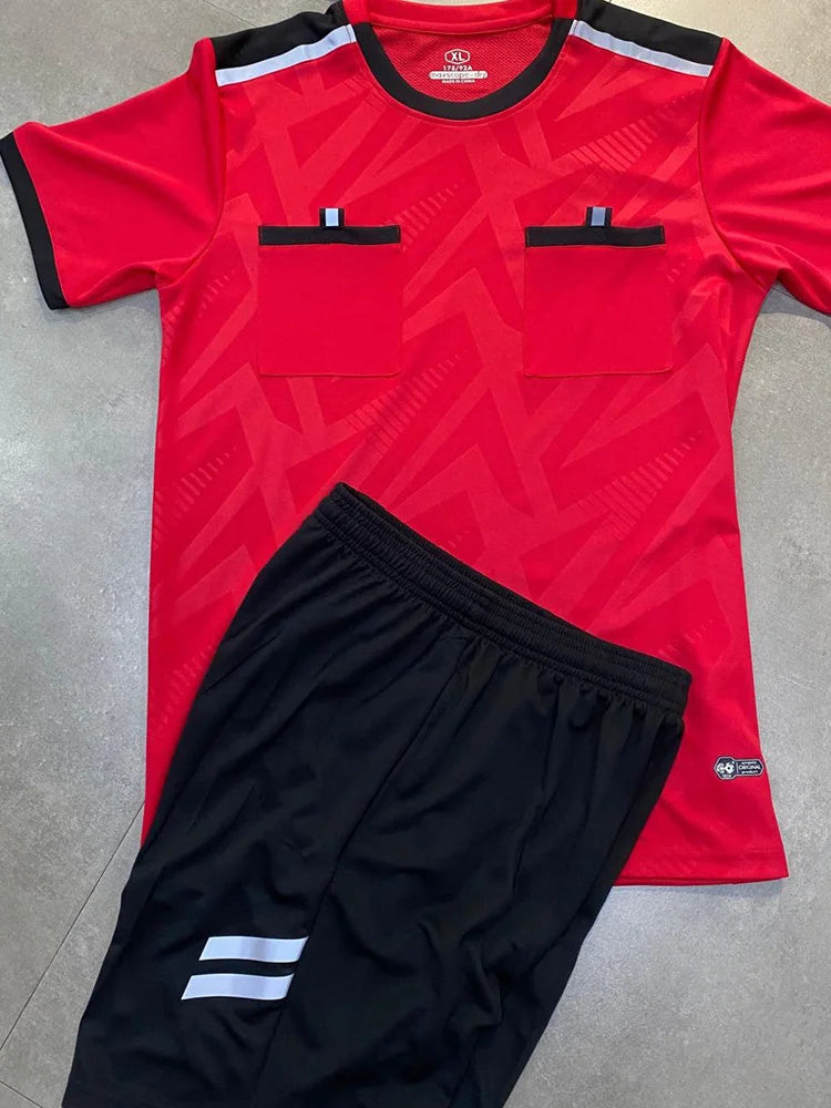 Uniforme de Árbitro con Bolsillos - Manga Corta