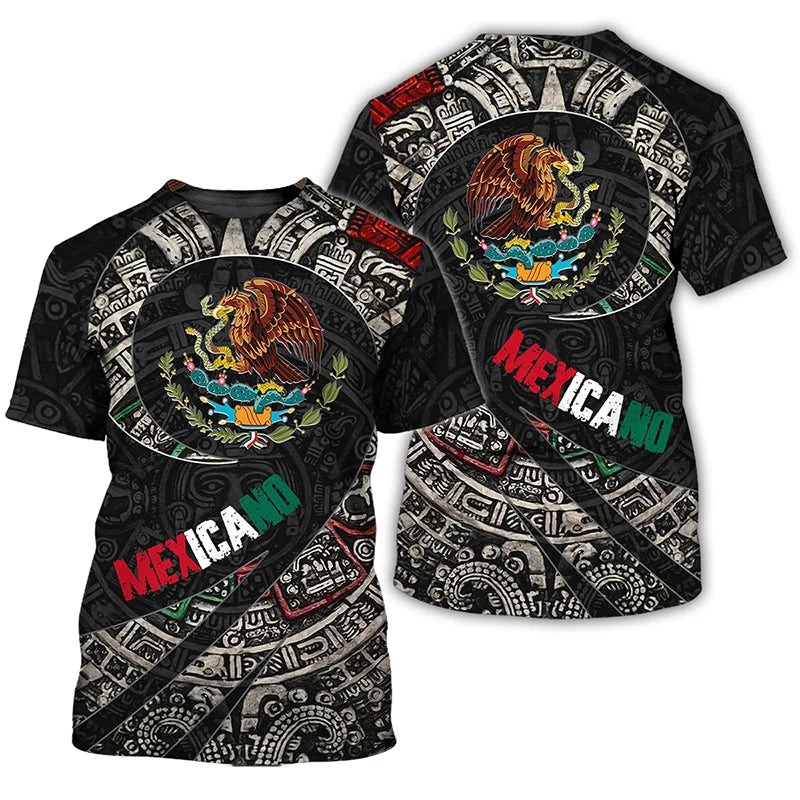 Camiseta Bandera de México - Estilo Urbano Streetwear