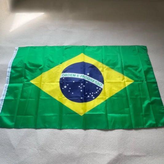 Bandera de Brasil - Alta Calidad, Interior/Exterior