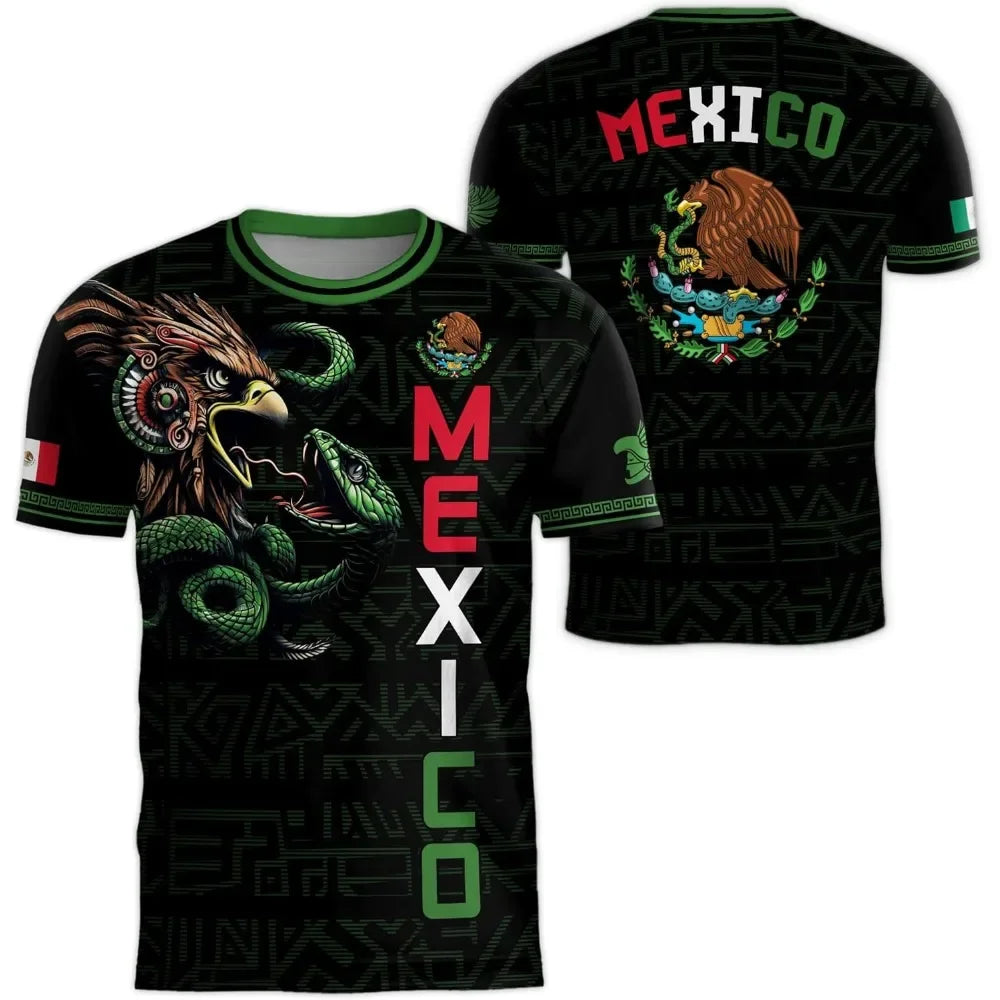Camiseta México Águila Divertida - Casual Deportiva