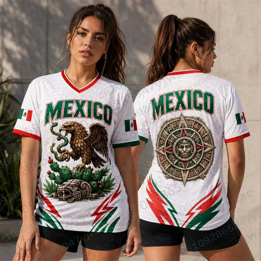 Camiseta Orgullo Mexicano - Día de Partido, Estilo Fútbol Descripción sugerida:
