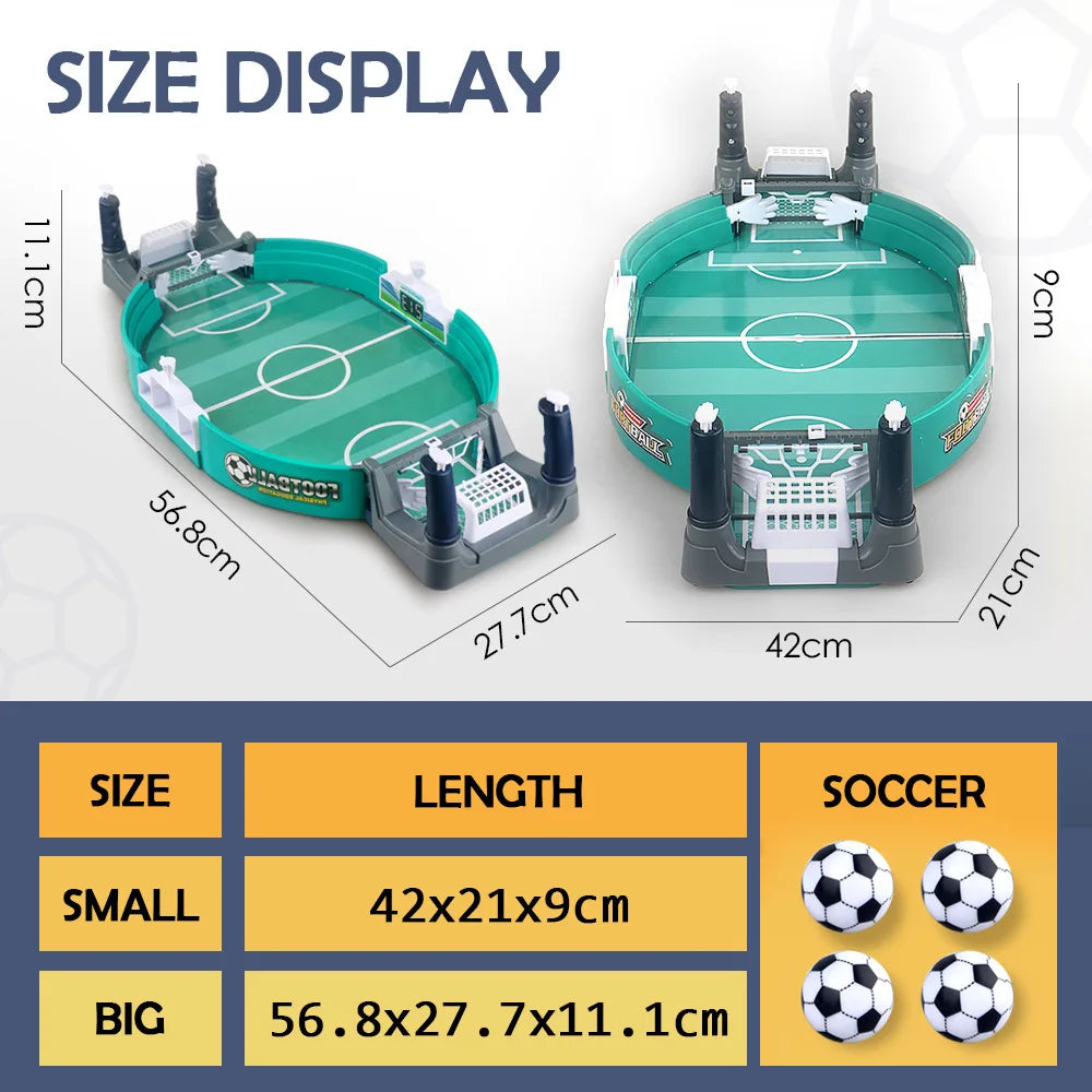 Mini Cancha de Fútbol de Mesa - Modelo 2, Juego Familiar