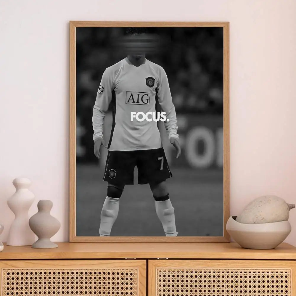 Cuadro Motivacional para Atletas - Fútbol y Básquetbol
