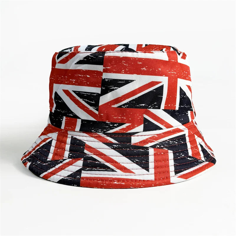 Gorra Pescador Banderas de Países - Multi-diseño Reversible