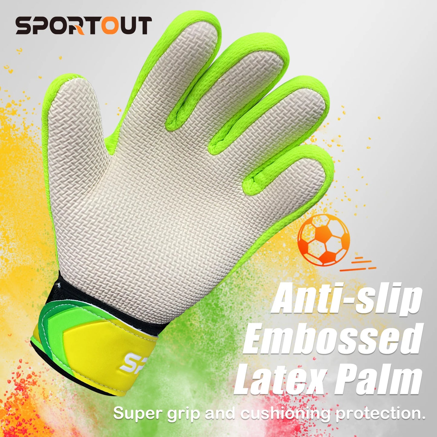 Guantes de Portero con Protección de Muñeca - Látex Resistente