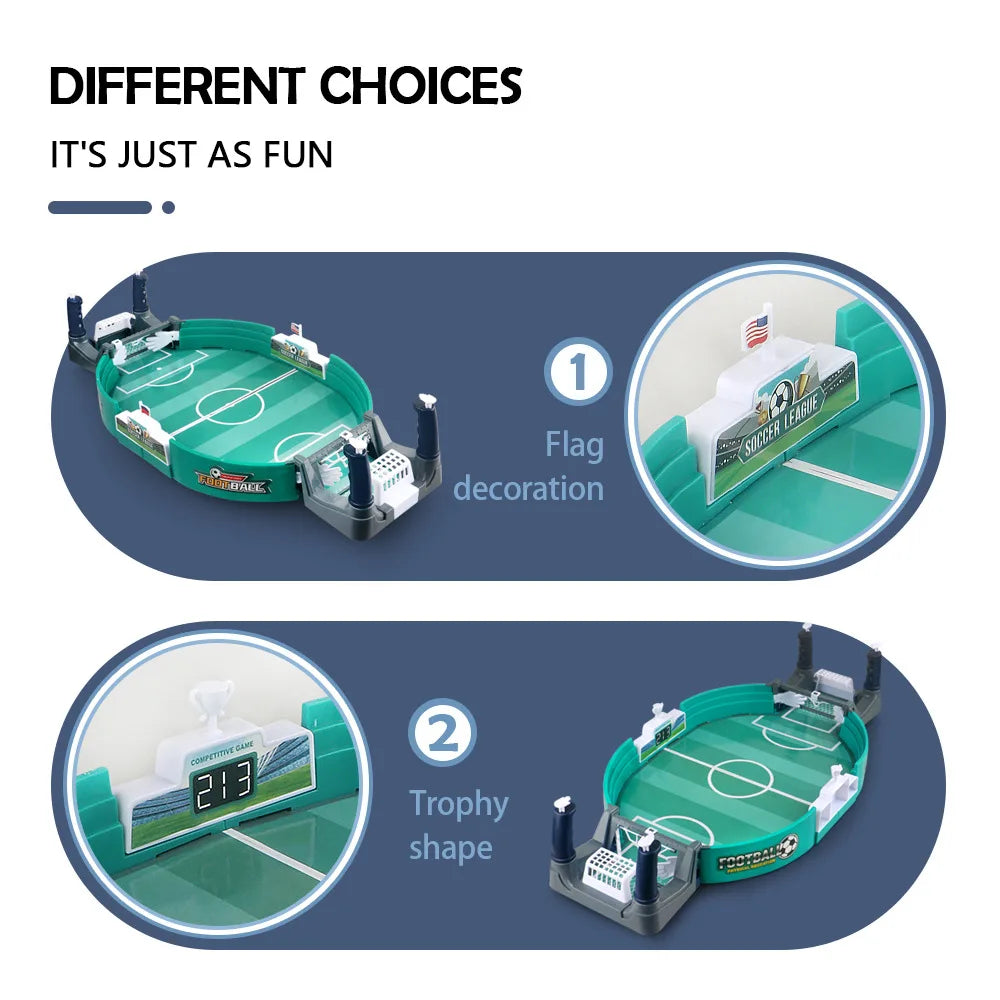 Mini Cancha de Fútbol de Mesa - Modelo 2, Juego Familiar