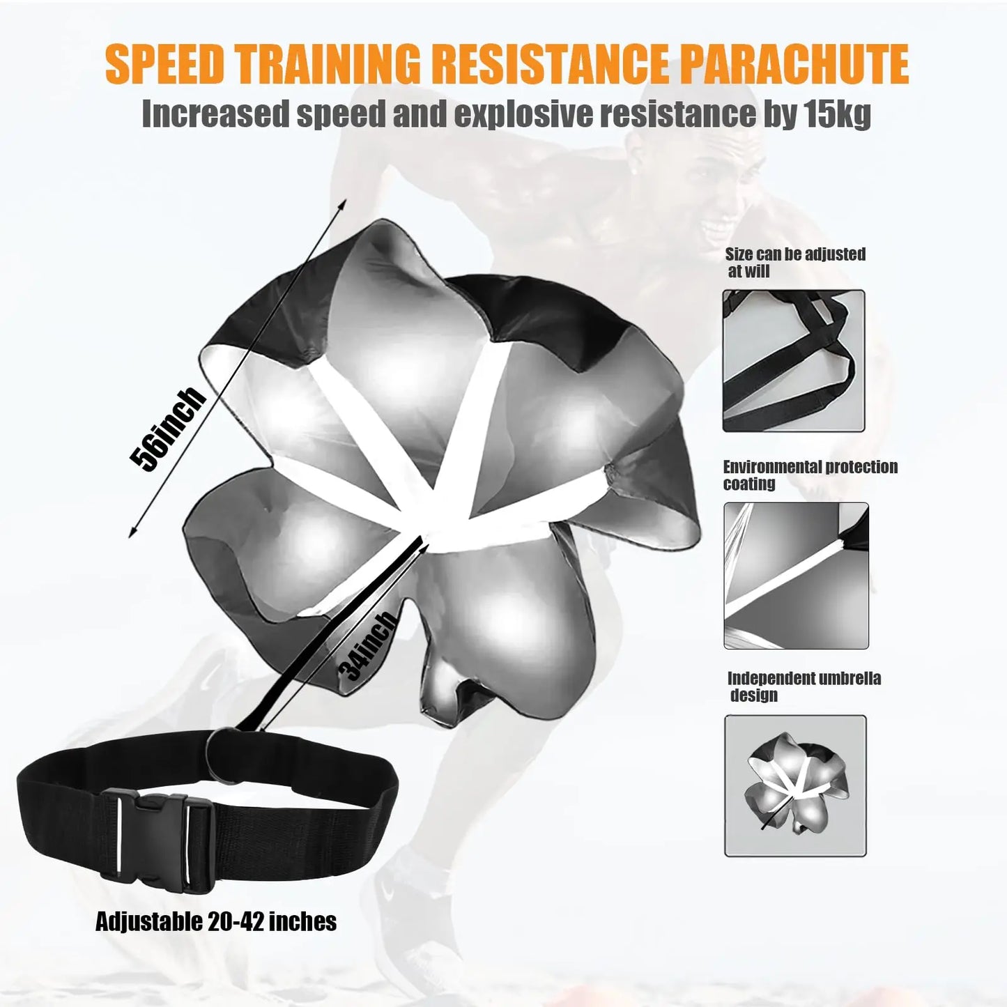 Paracaídas de Velocidad - Entrenamiento de Resistencia