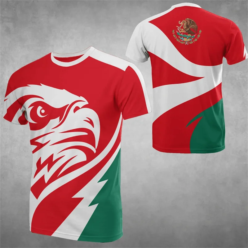 Camiseta Águila Mexicana - Bandera Nacional Oversized