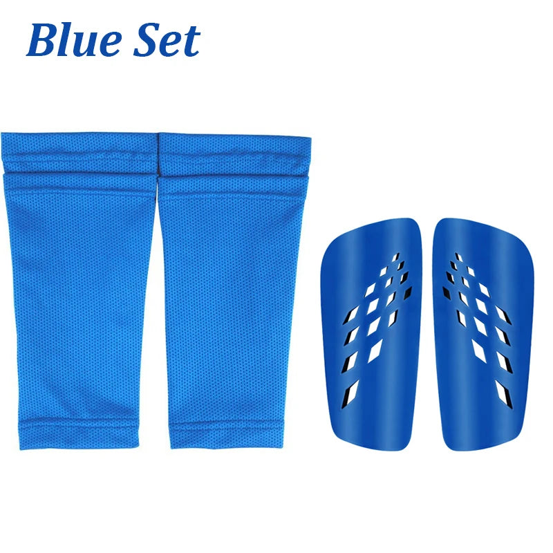 Set de Canilleras con Medias de Sujeción - Niños y Adultos