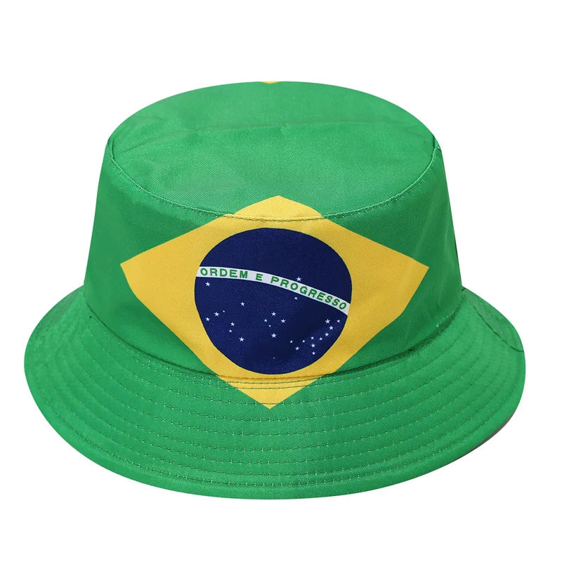 Gorra Pescador Banderas de Países - Multi-diseño Reversible