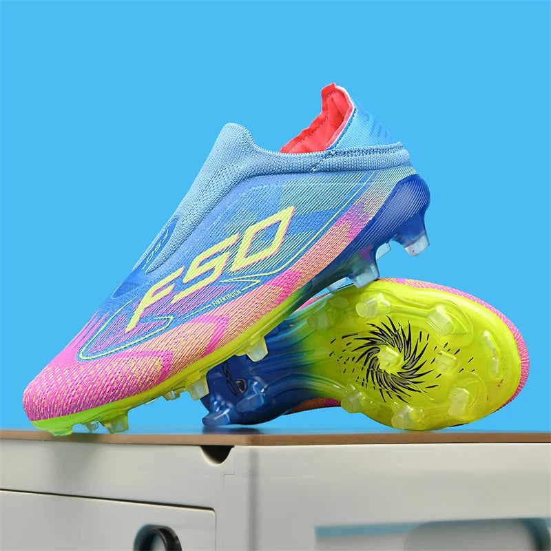 Botines de Fútbol High-Top - Alta Calidad, Interior y Exterior