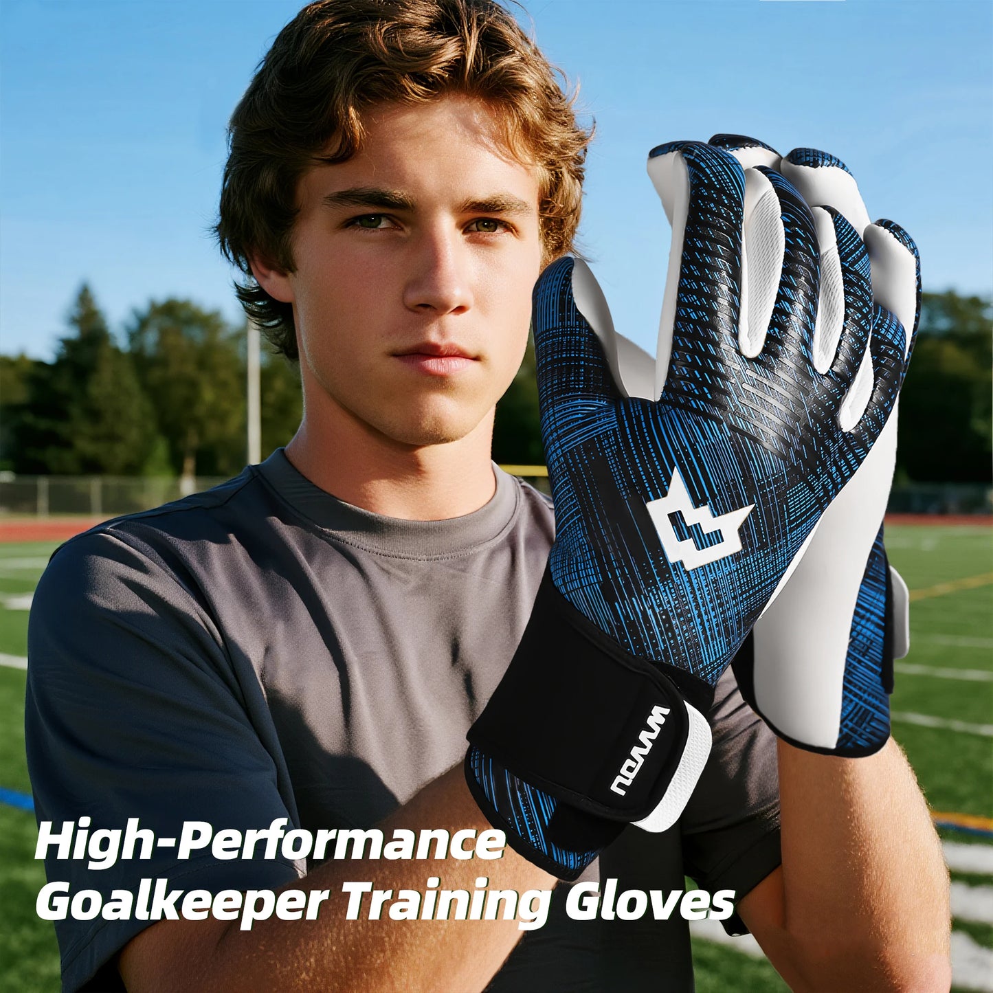 Guantes de Portero Transpirables - Látex Pegajoso 4+3mm