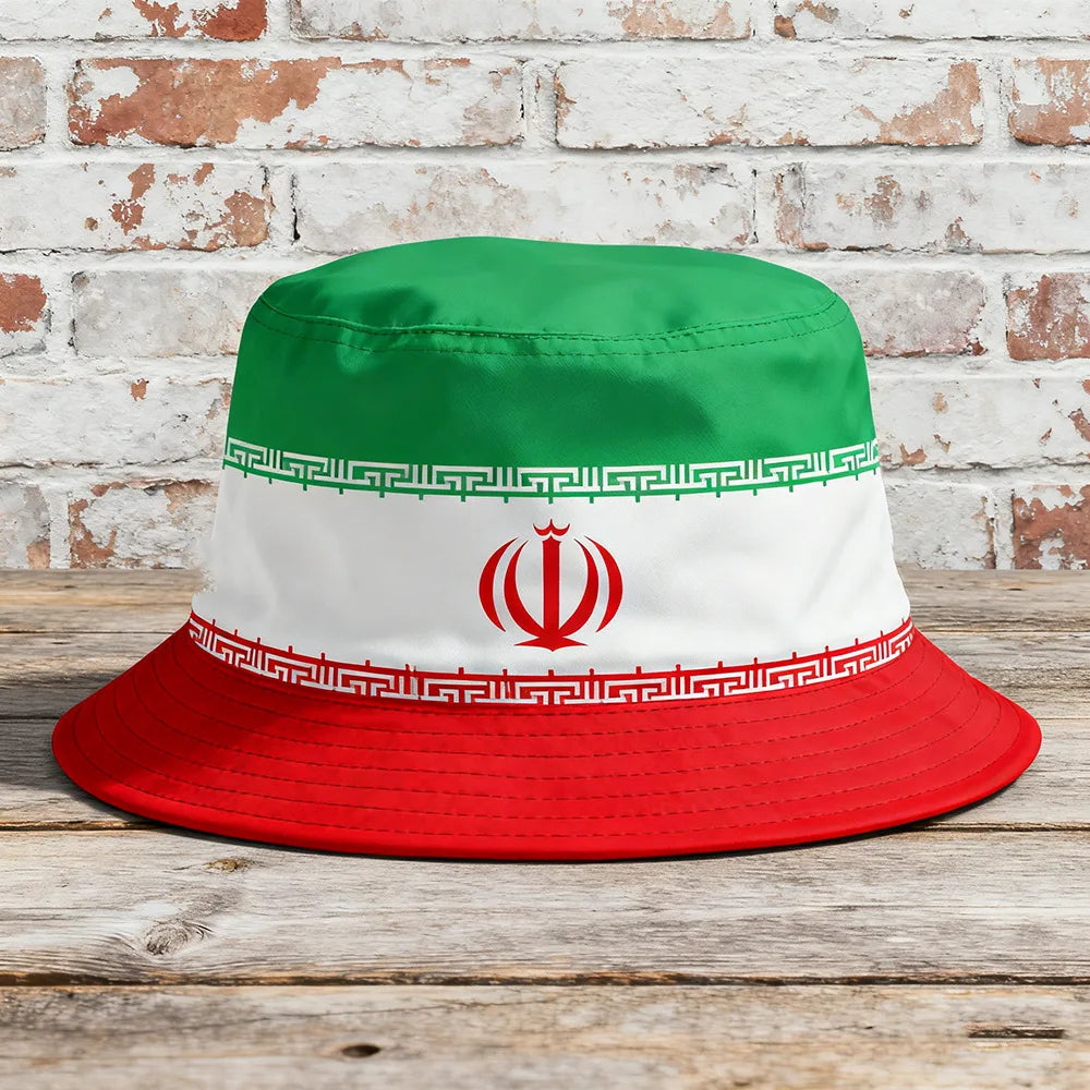 Gorra Pescador Banderas de Países - Multi-diseño Reversible