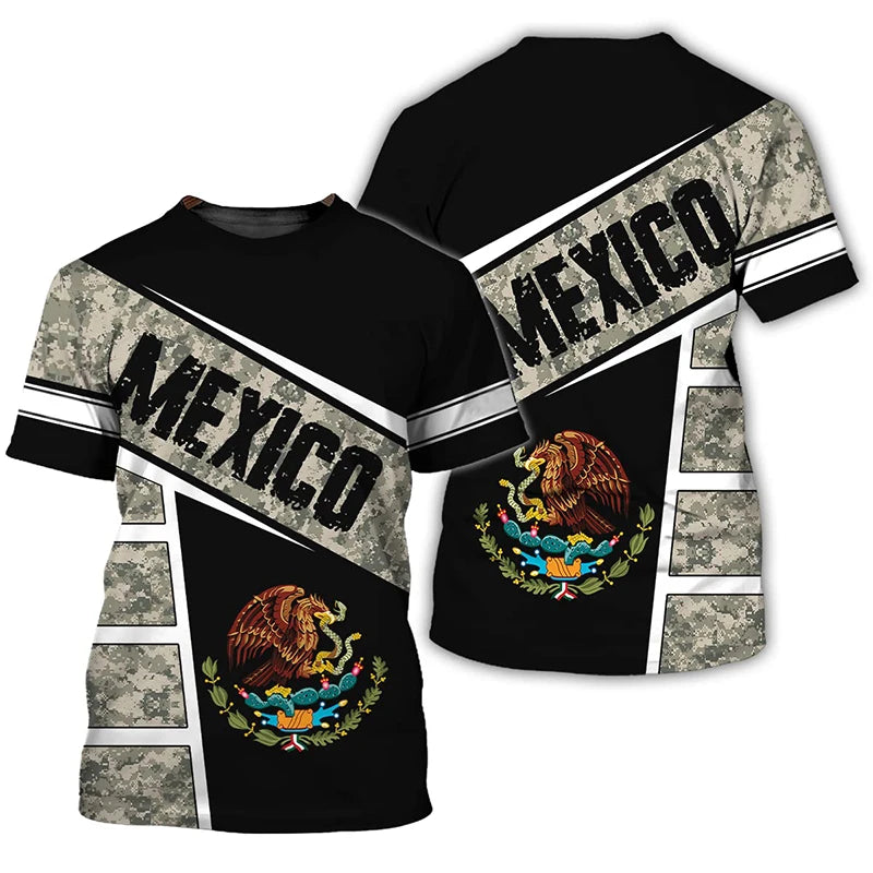 Camiseta Bandera de México - Estilo Urbano Streetwear
