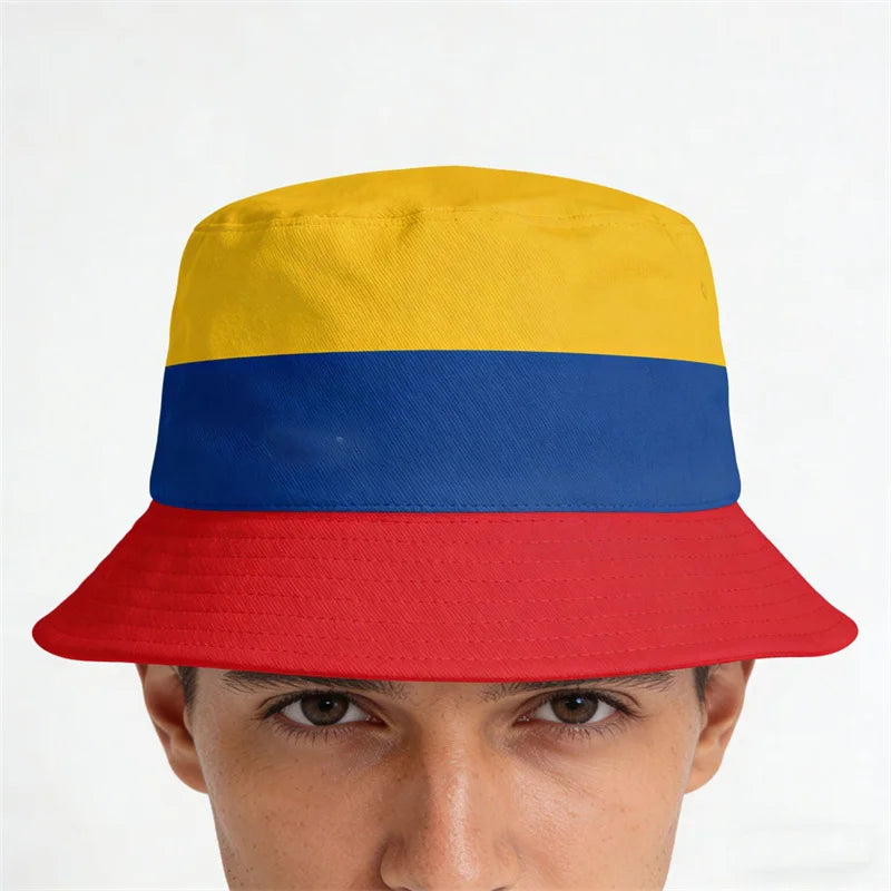 Gorra Pescador Banderas de Países - Multi-diseño Reversible