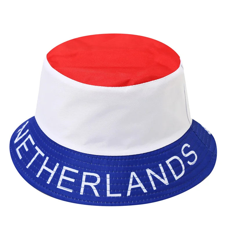 Gorra Pescador Banderas de Países - Multi-diseño Reversible