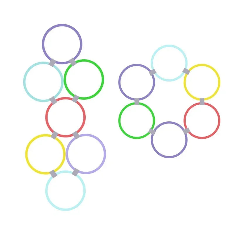 Set de Aros de Entrenamiento - 10 Aros con Conectores