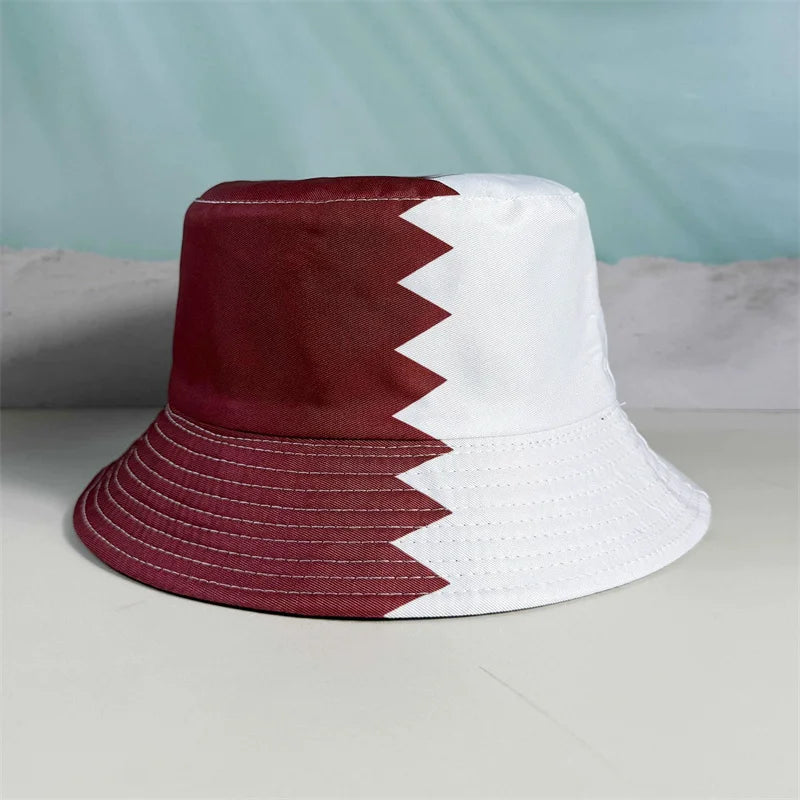 Gorra Pescador Banderas de Países - Multi-diseño Reversible