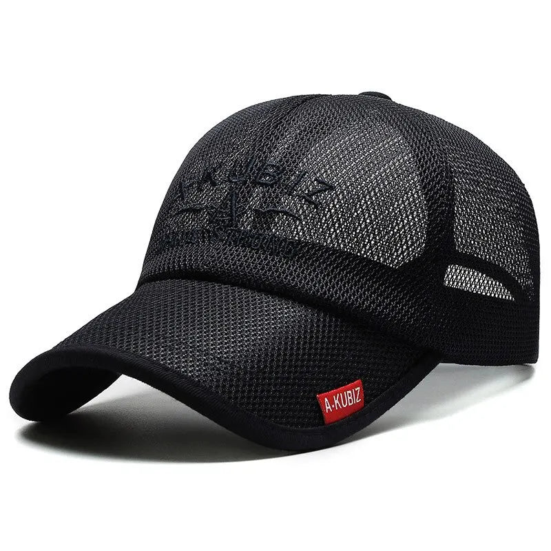 Gorra de Malla Bordada - Protección Solar Unisex