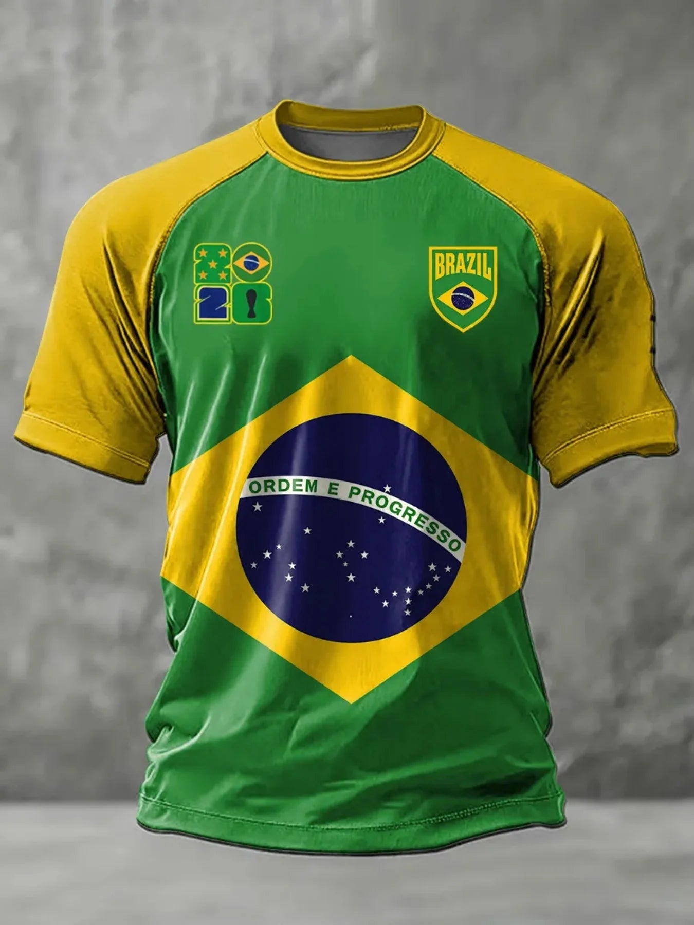 Camiseta Brasil - Deportiva, Hombres y Mujeres