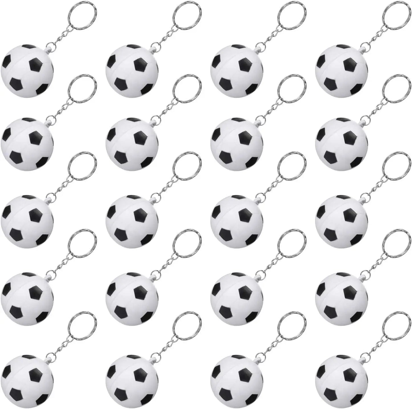 Set de Mini Llaveros de Fútbol - 12-24 Piezas