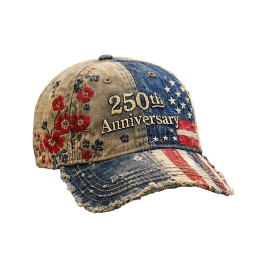 Gorra Conmemorativa 250 Aniversario USA - Diseño Floral Vintage
