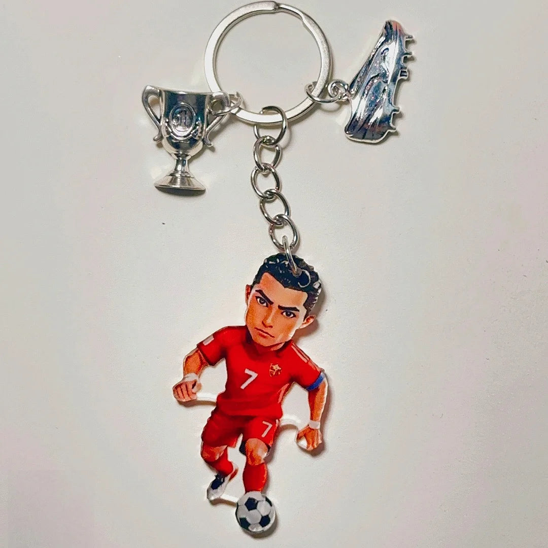 Llavero de Jugador de Fútbol - Acrílico Decorativo