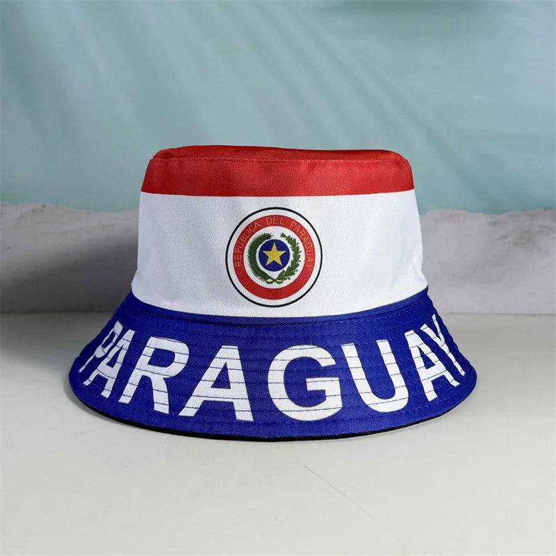 Gorra Pescador Banderas de Países - Multi-diseño Reversible