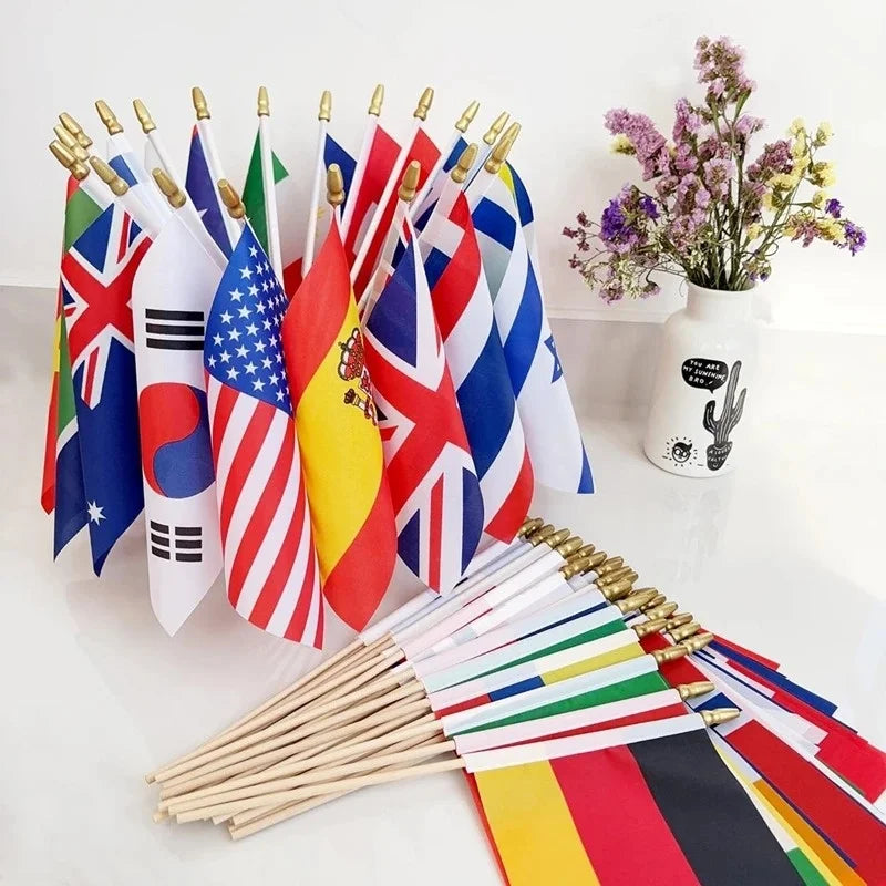 Set de 32 Banderitas Internacionales - Eventos Deportivos