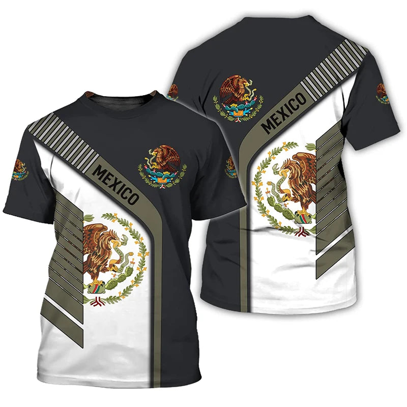 Camiseta Bandera de México - Estilo Urbano Streetwear