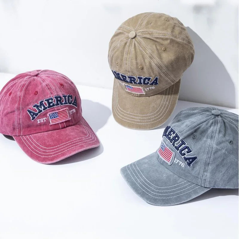 Gorra Vintage Bandera USA - Estilo Dad Hat