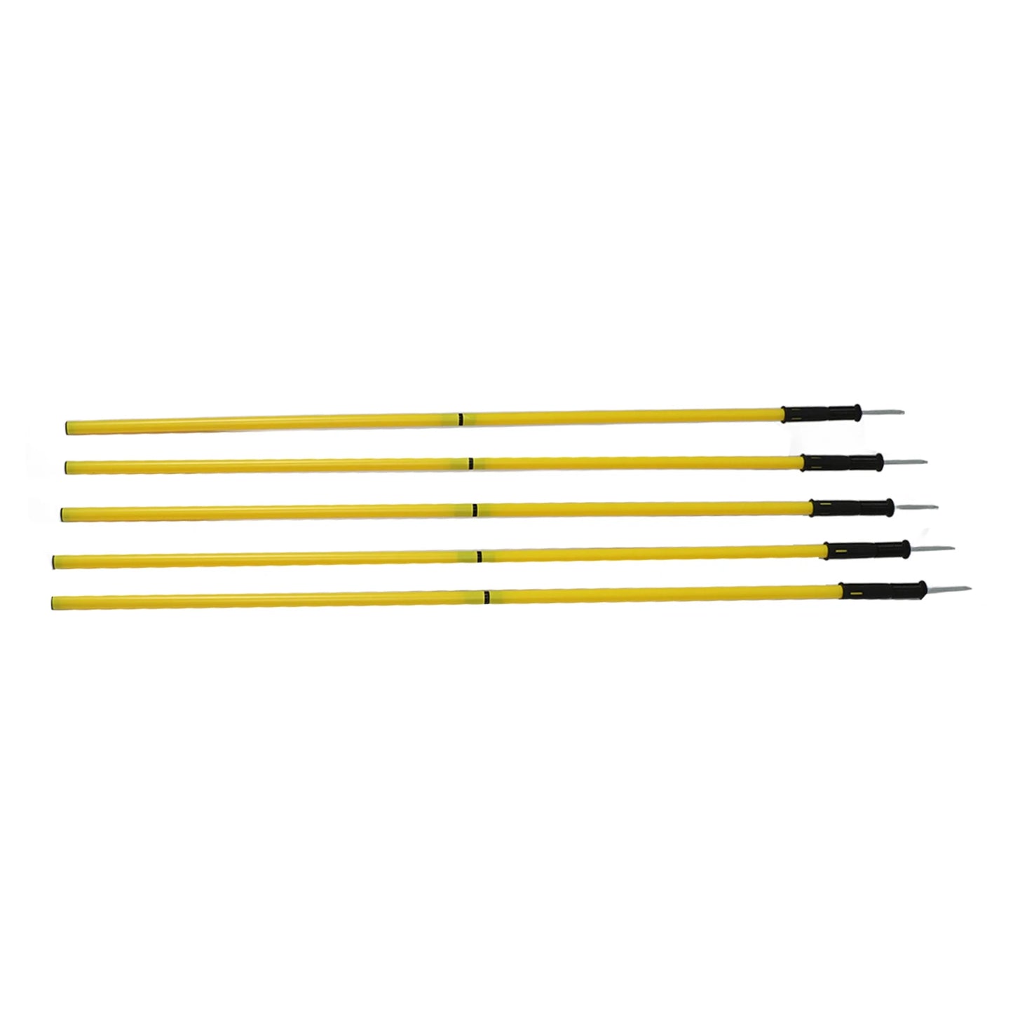 Postes de Agilidad Ajustables - Set de 5, 1.5m