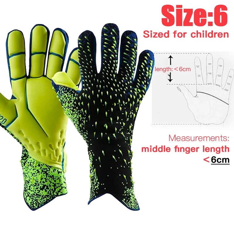 Guantes de Portero Profesionales - Látex Grueso para Niños y Adultos